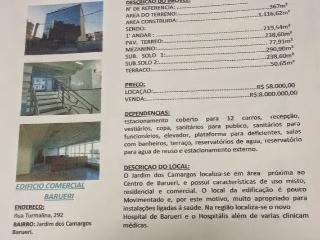 GALPAO — Rua Turmalina - Jardim dos Camargo - Barueri/SP