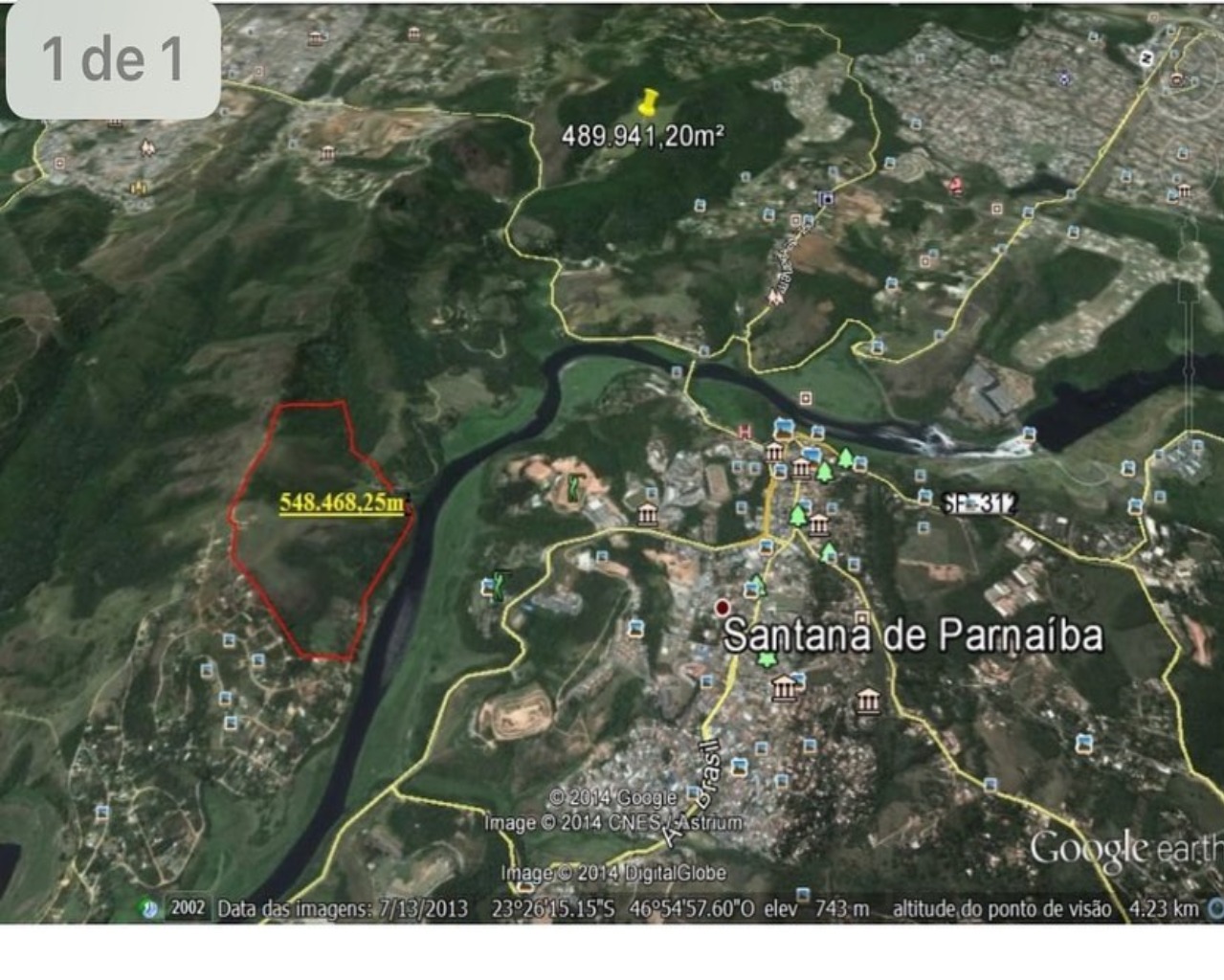 Terreno à venda em Chácara das Garças, 548.000 m² – Santana de Parnaíba – Cód. 70380557 — imagem 3