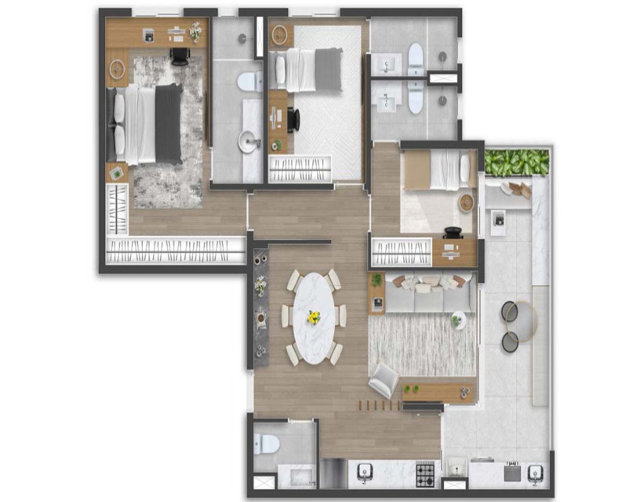 Apartamento à venda no On The Park, 78 m² – Green Valley Alphaville, Barueri – Cód. 77576748 — imagem 11