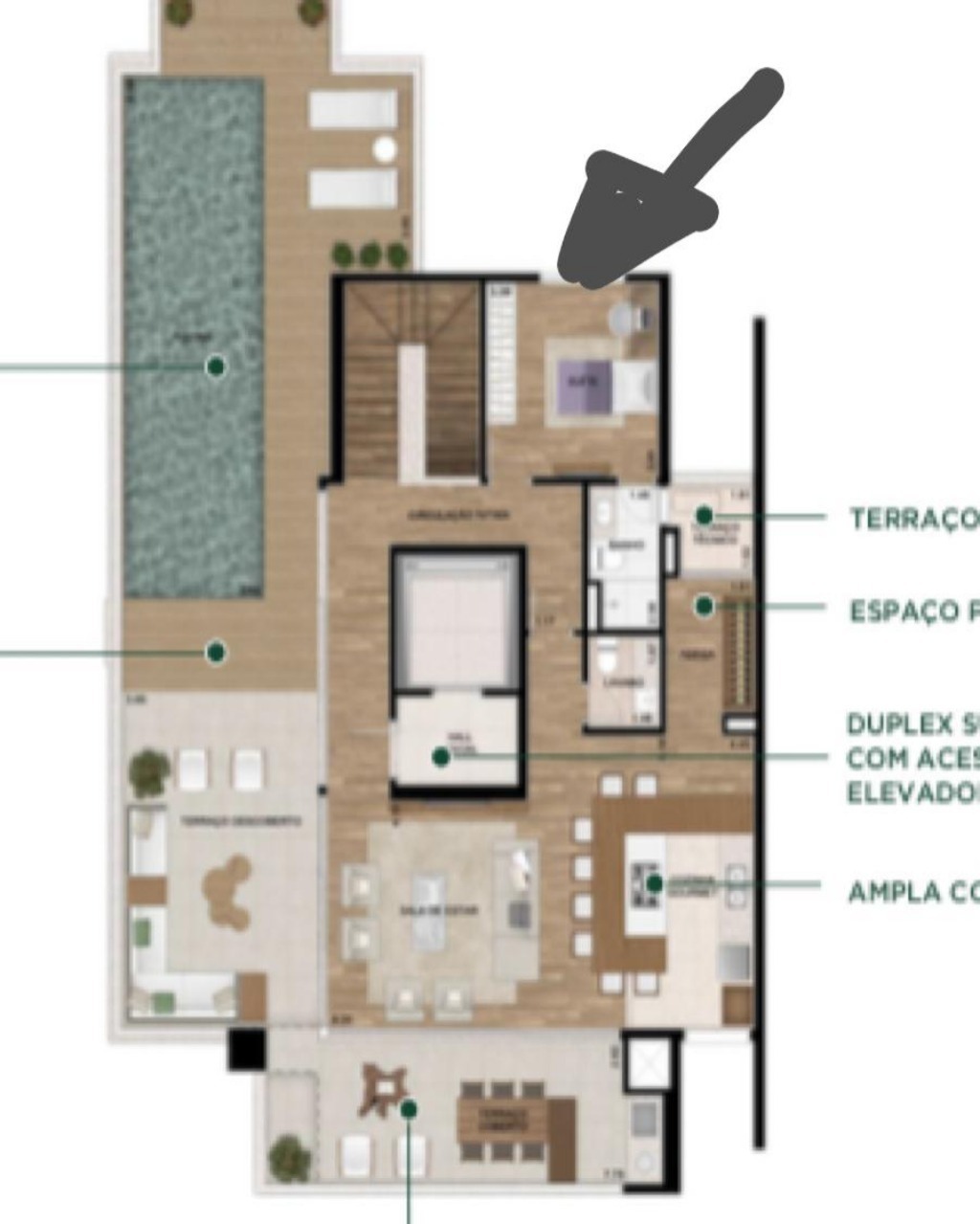 Apartamento para venda ou locação no The Garden, 387 m² – Alphaville Empresarial, Barueri – Cód. 70612412 — imagem 2