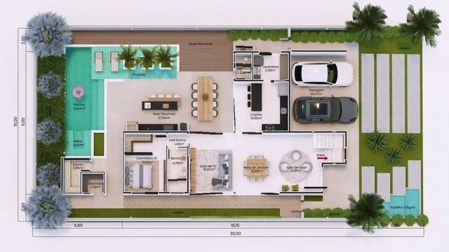 Casa à venda no Burle Marx, 350 m² – Alphaville, Santana de Parnaíba – Cód. 74375539 — imagem 9