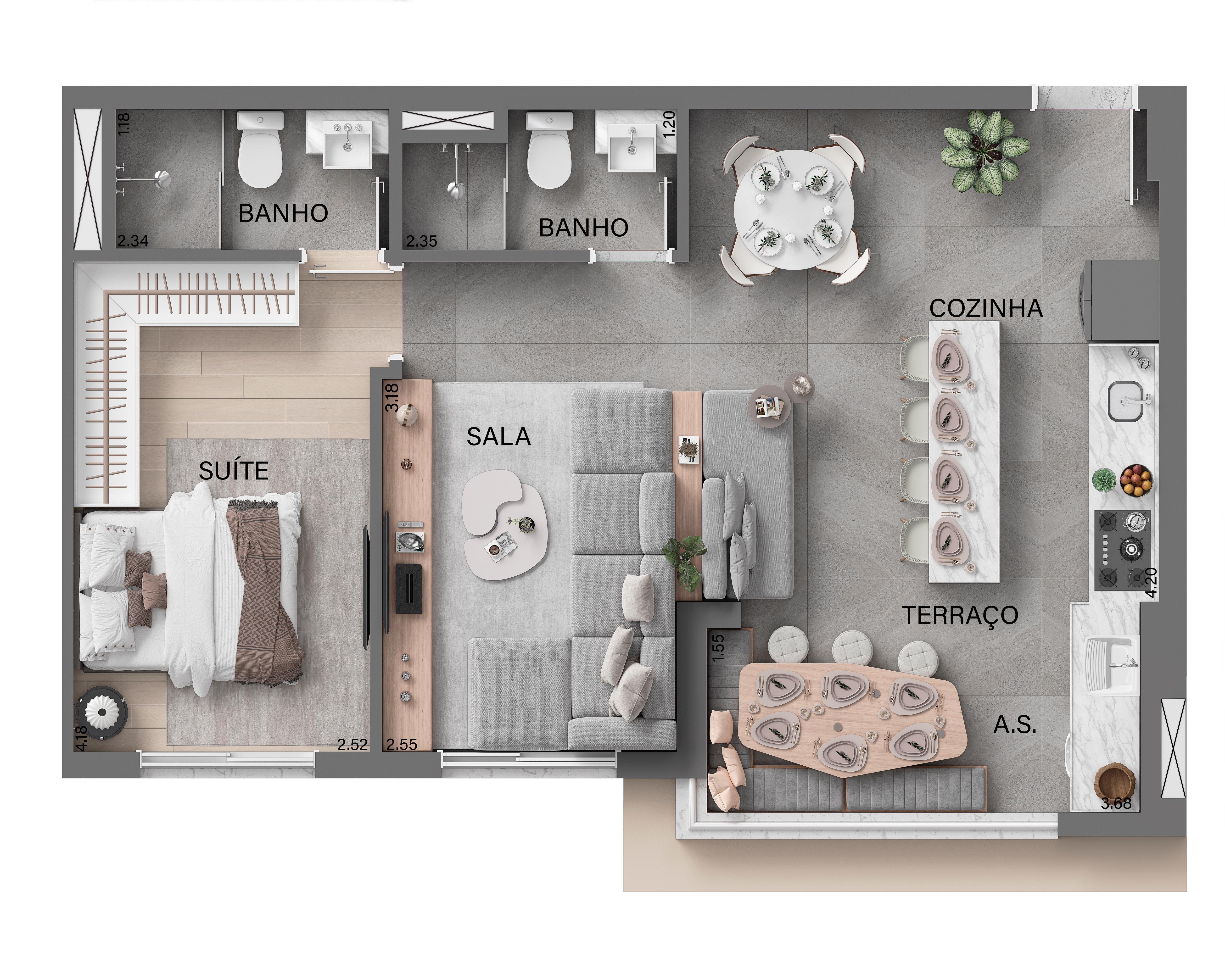 Apartamento à venda no Royal Park, 57 m² – Aldeia, Barueri – Cód. 74453209 — imagem 15