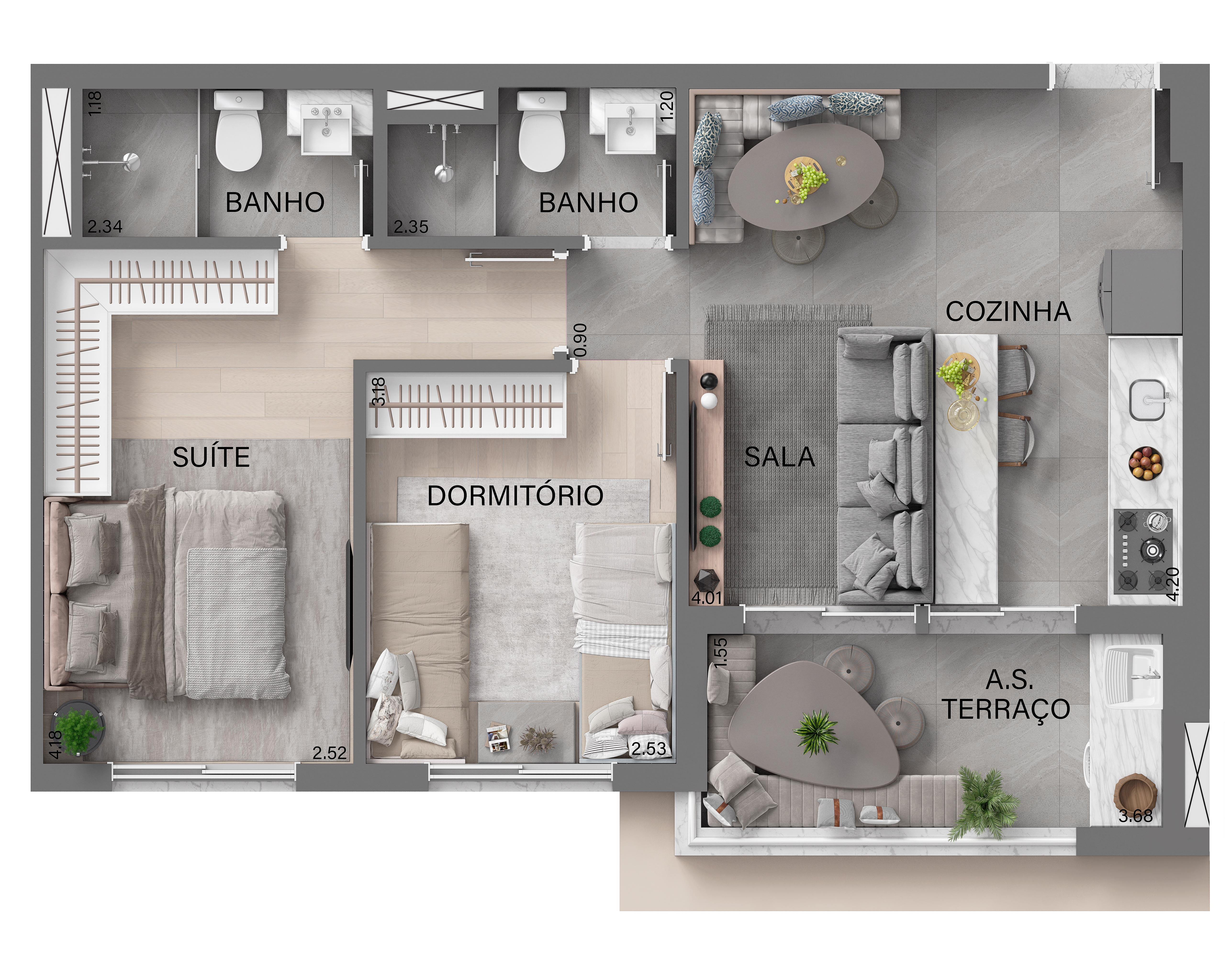 Apartamento à venda no Royal Park, 57 m² – Aldeia, Barueri – Cód. 74453209 — imagem 14