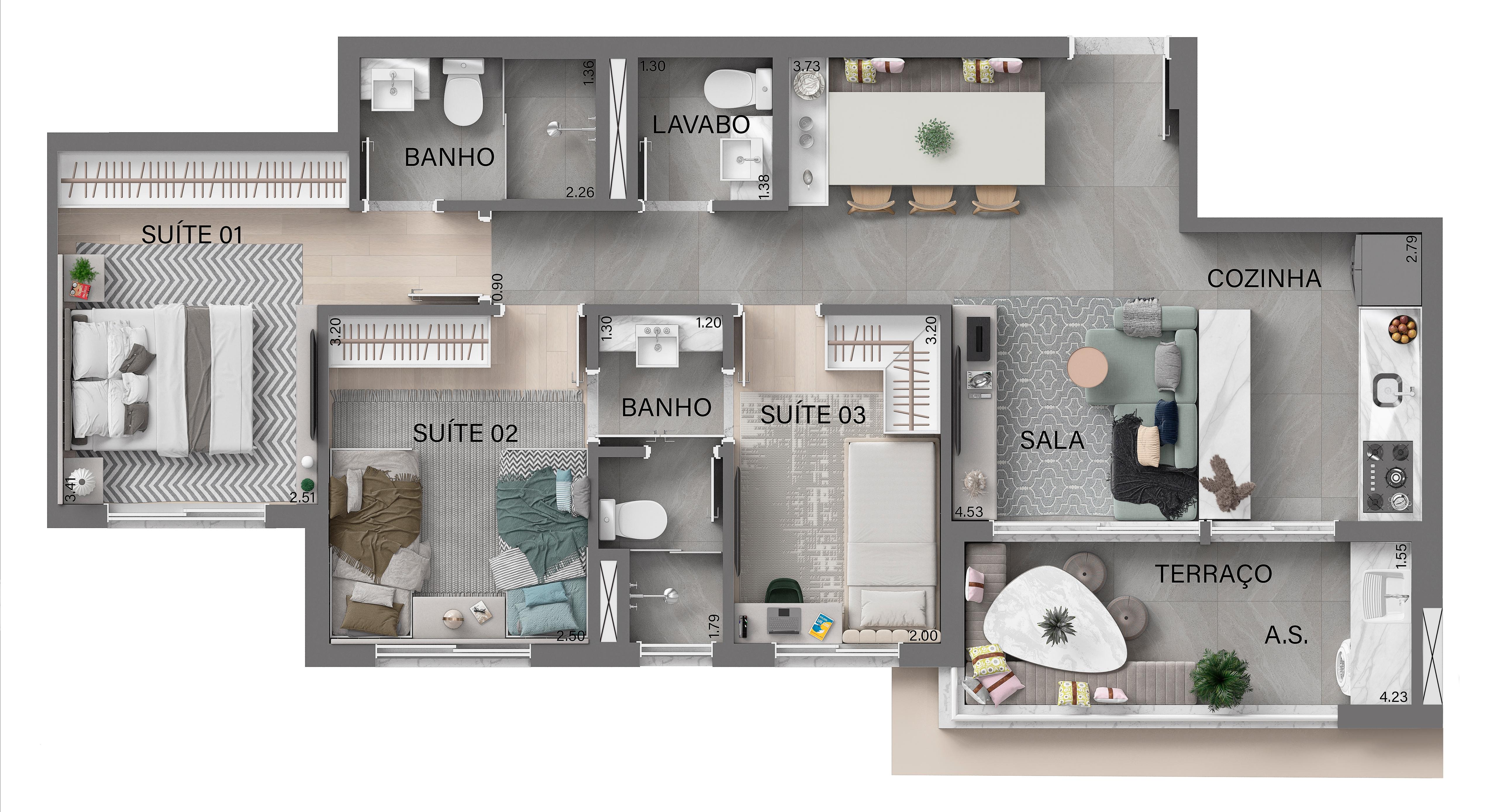 Apartamento à venda no Royal Park, 57 m² – Aldeia, Barueri – Cód. 74453209 — imagem 10
