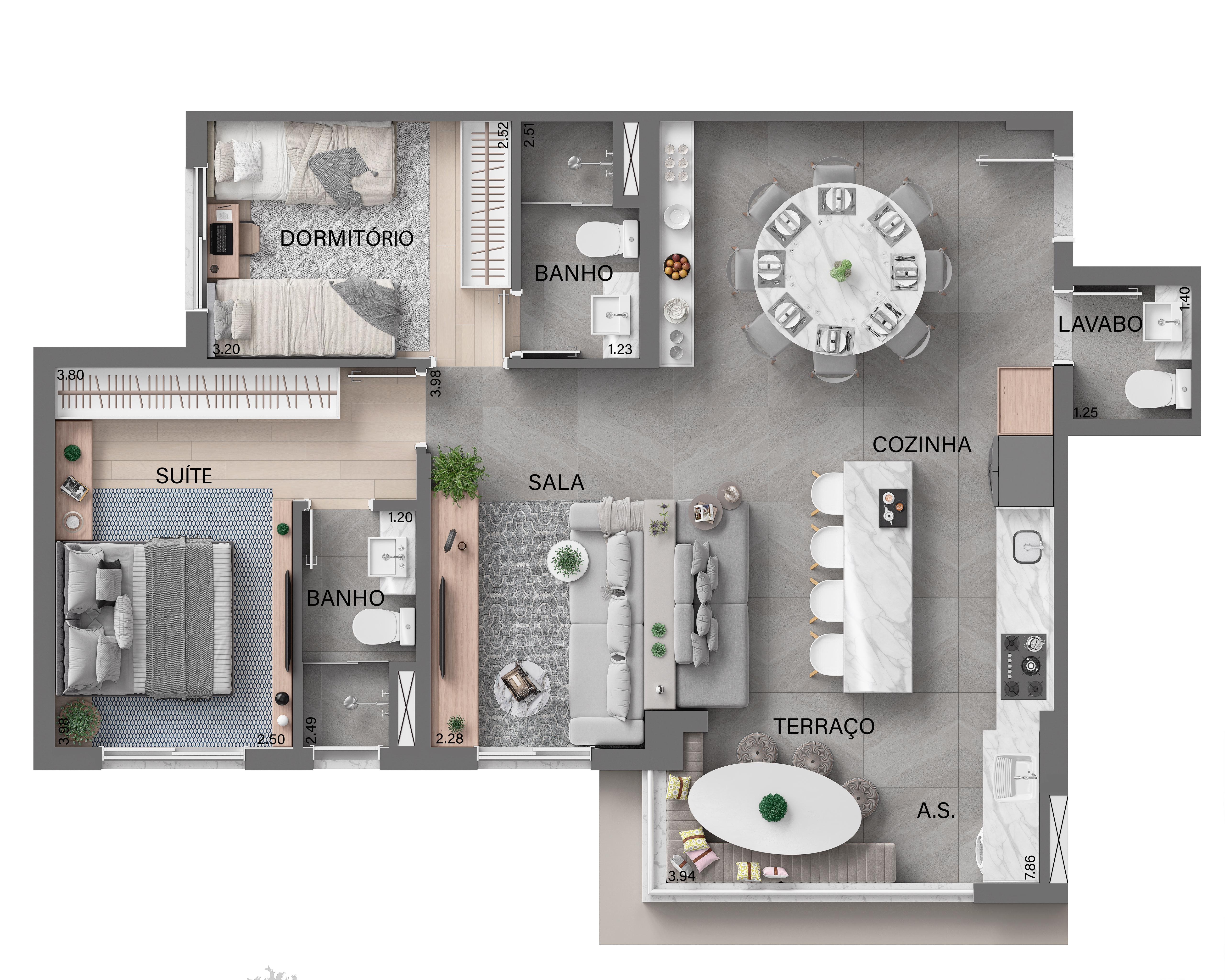 Apartamento à venda no Royal Park, 57 m² – Aldeia, Barueri – Cód. 74453209 — imagem 11