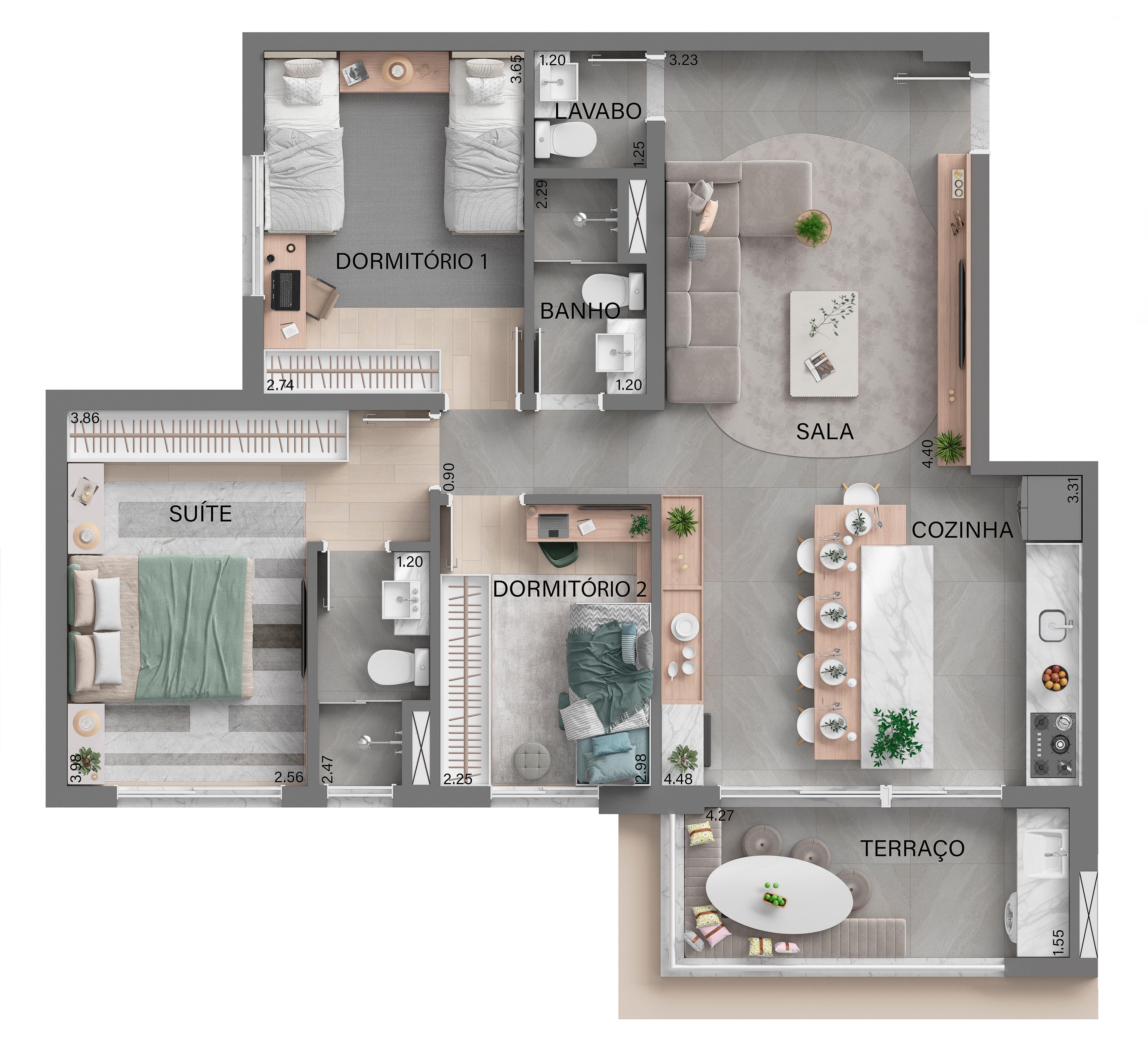 Apartamento à venda no Royal Park, 57 m² – Aldeia, Barueri – Cód. 74453209 — imagem 7