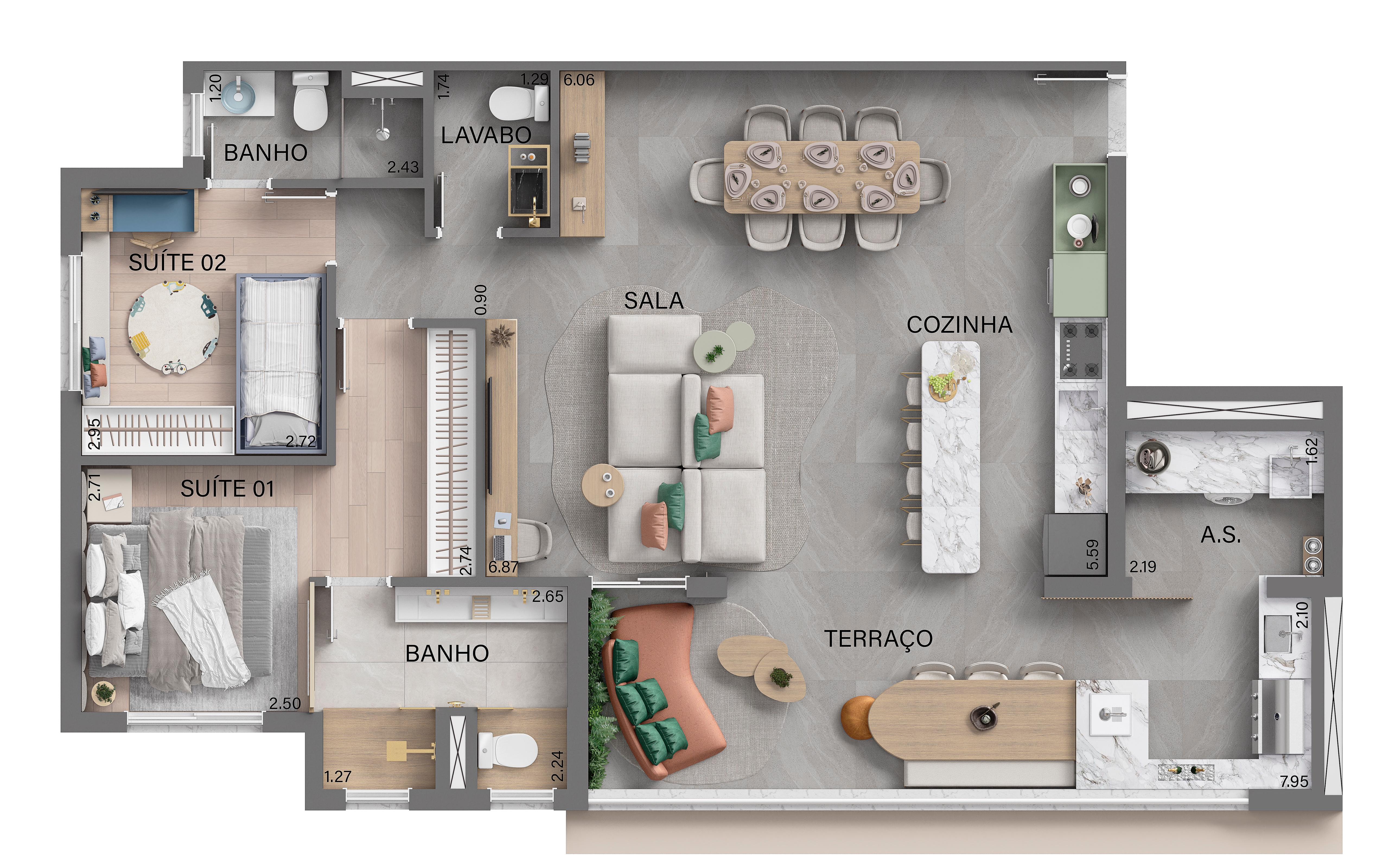 Apartamento à venda no Royal Park, 57 m² – Aldeia, Barueri – Cód. 74453209 — imagem 8