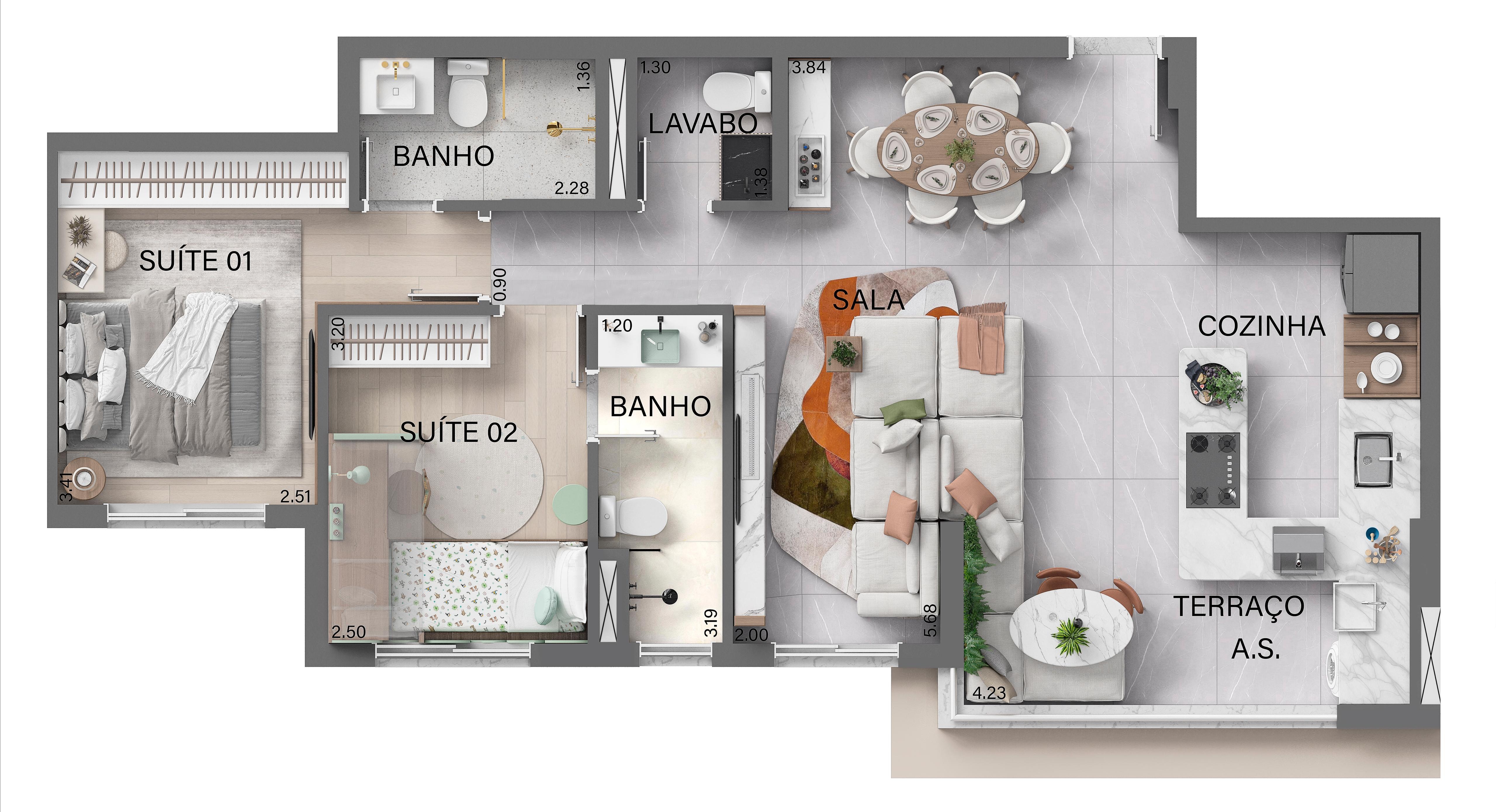 Apartamento à venda no Royal Park, 57 m² – Aldeia, Barueri – Cód. 74453209 — imagem 9