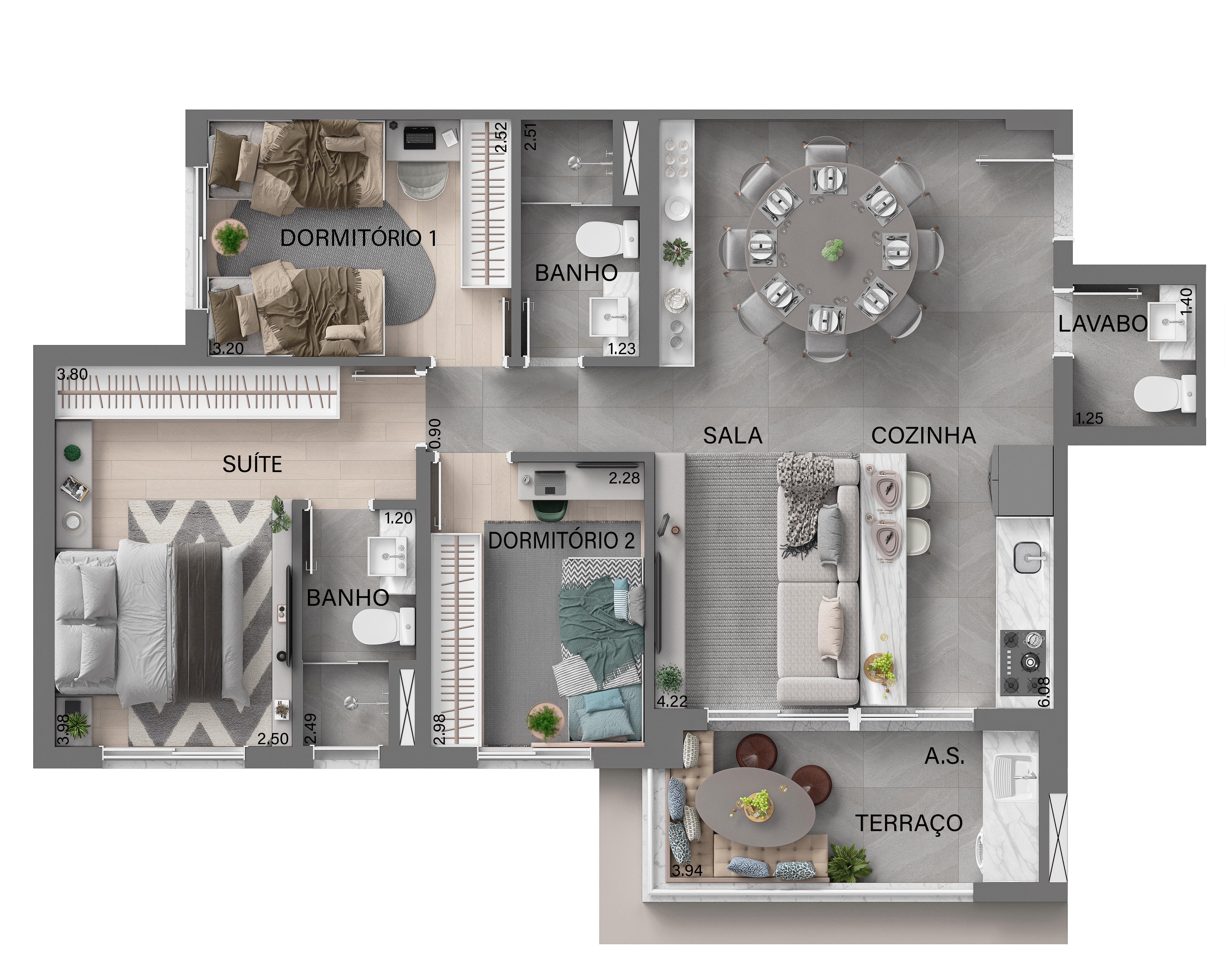 Apartamento à venda no Royal Park, 57 m² – Aldeia, Barueri – Cód. 74453209 — imagem 12