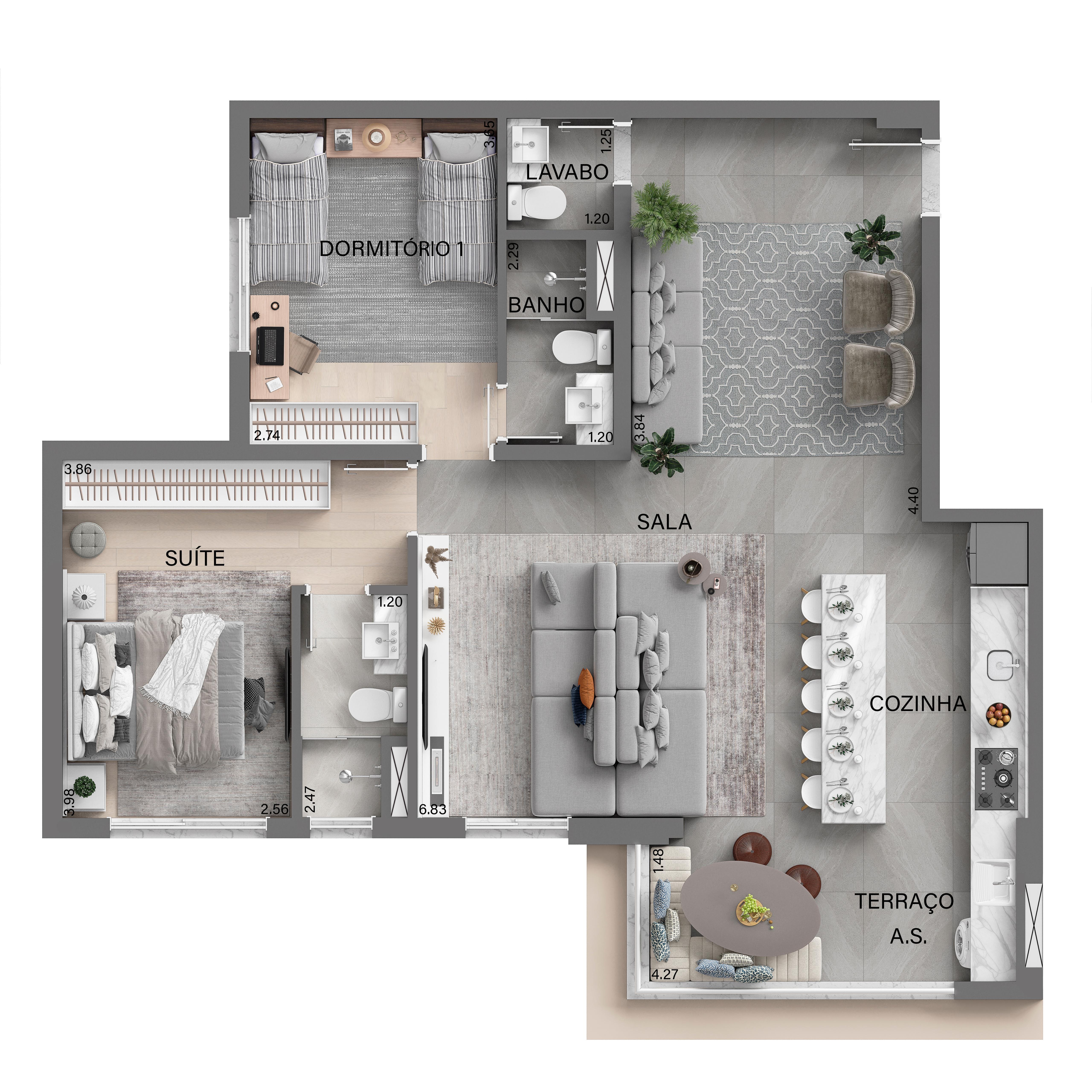 Apartamento à venda no Royal Park, 57 m² – Aldeia, Barueri – Cód. 74453209 — imagem 13
