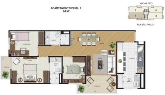 Apartamento à venda no Flor de Lírio, 84 m² – Vila Boa Vista, Barueri – Cód. 75245048 — imagem 2