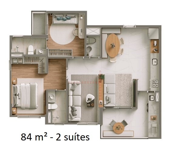 Apartamento à venda no Alpha Park, 67 m² – Aldeia, Barueri – Cód. 76032903 — imagem 22