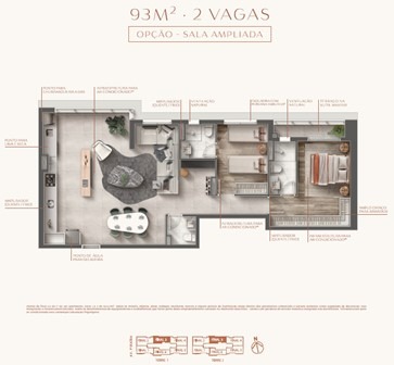 APARTAMENTO — RUA BONNARD - bellagio - bellagio - ALPHAVILLE EMPRESARIAL - BARUERI/SP — imagem 22