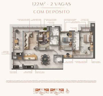 Apartamento à venda no Eternity, 122 m² – Centro Comercial Jubran, Barueri – Cód. 76714520 — imagem 3