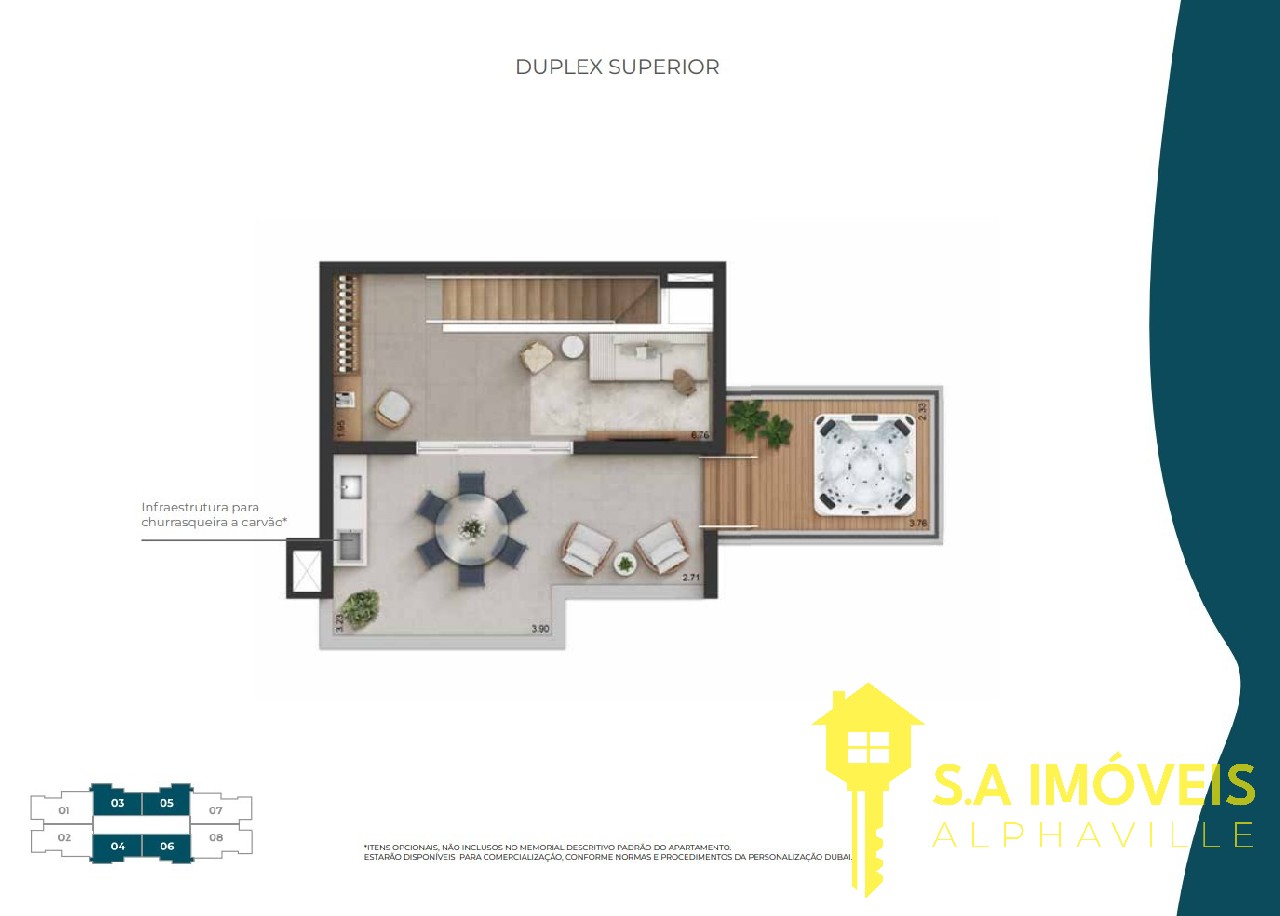 Apartamento à venda no Joy, 116 m² – Aldeia, Barueri – Cód. 76818531 — imagem 3