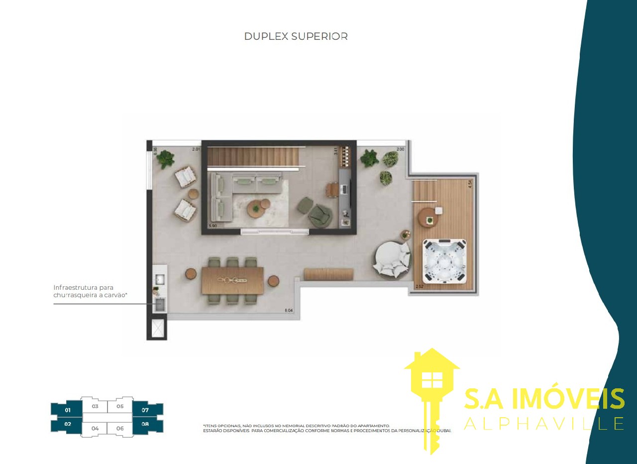 Apartamento à venda no Joy, 167 m² – Aldeia, Barueri – Cód. 76818545 — imagem 3