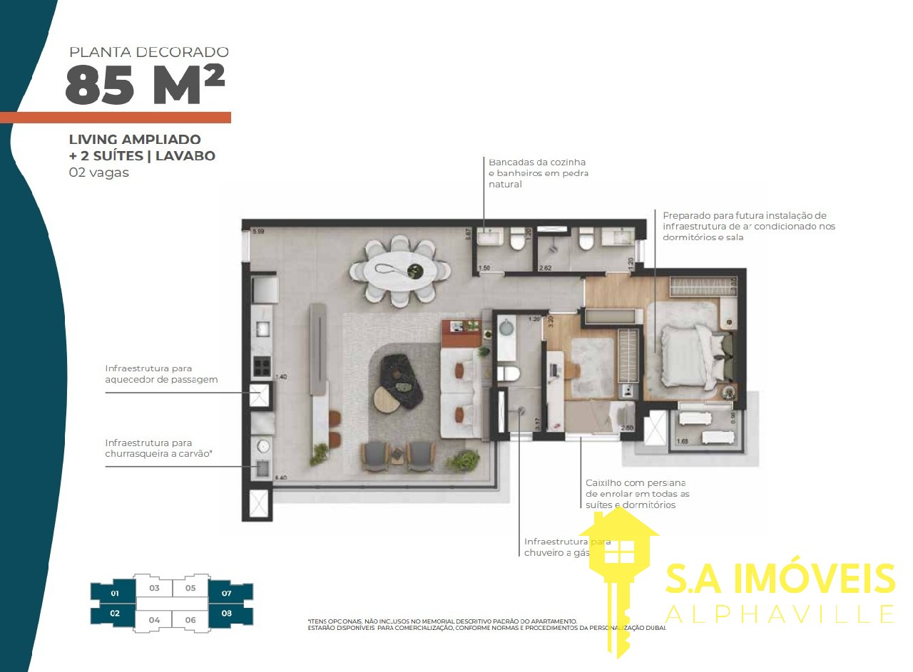 Apartamento à venda no Joy, 85 m² – Aldeia, Barueri – Cód. 76818517 — imagem 4