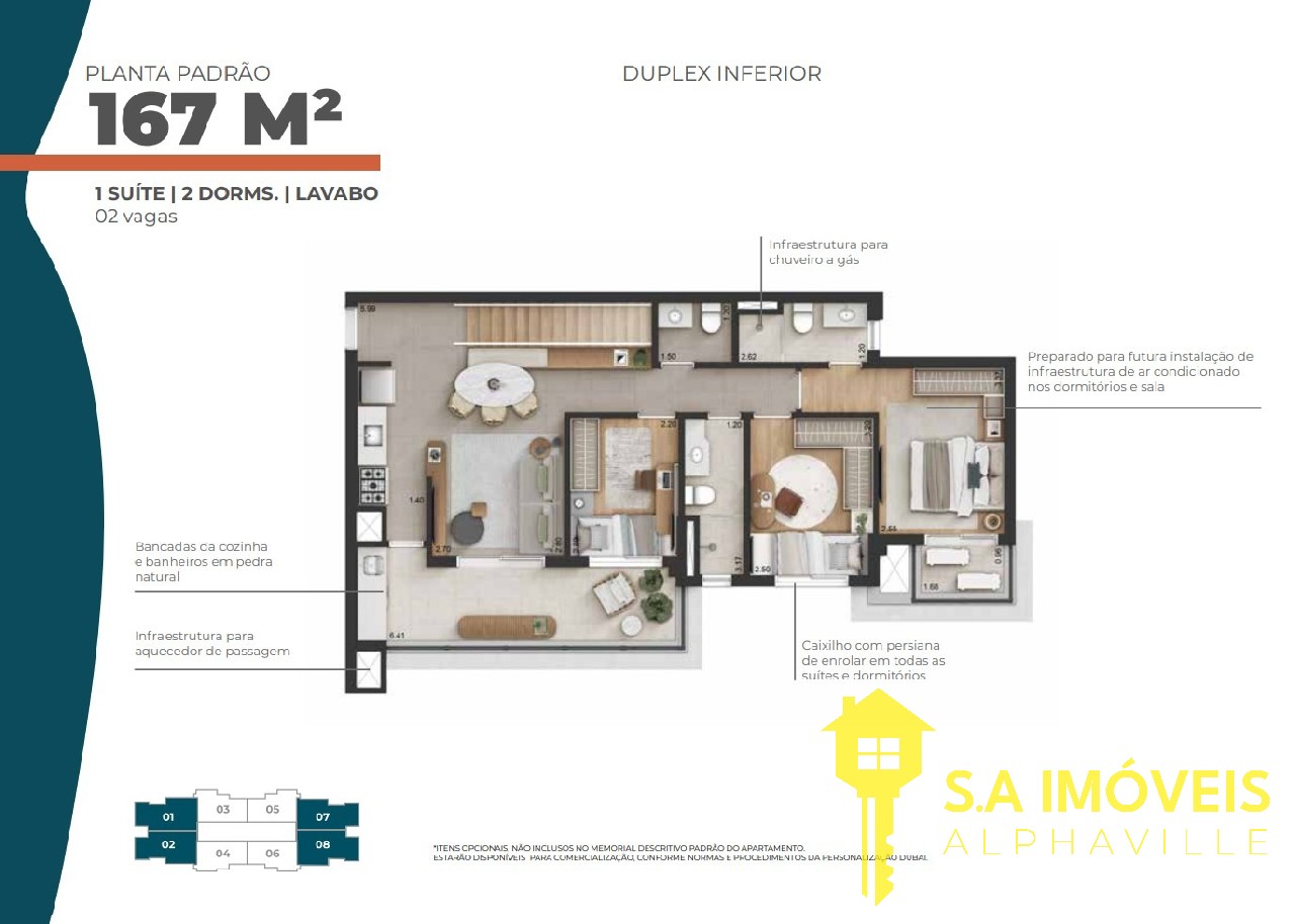 Apartamento à venda no Joy, 167 m² – Aldeia, Barueri – Cód. 76818545 — imagem 2
