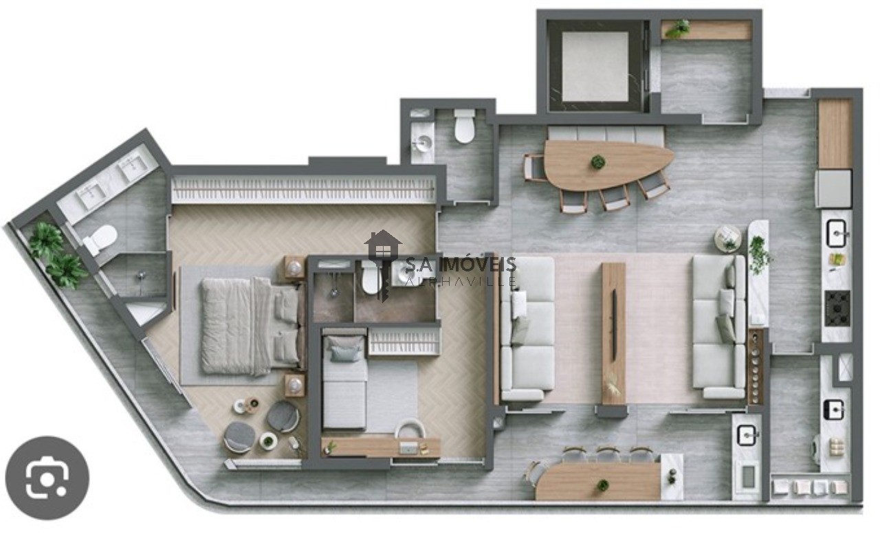 Apartamento à venda no Infinity, 110 m² – Alphagran Alphaville, Barueri – Cód. 77615914 — imagem 2