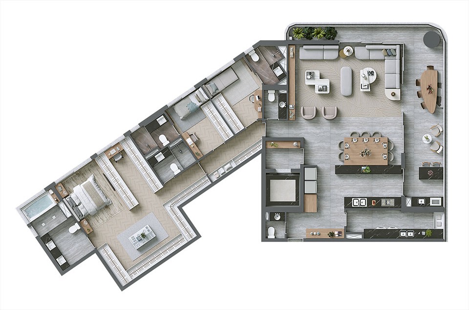 Apartamento à venda no Infinity, 218 m² – Alphagran Alphaville, Barueri – Cód. 77938607 — imagem 17