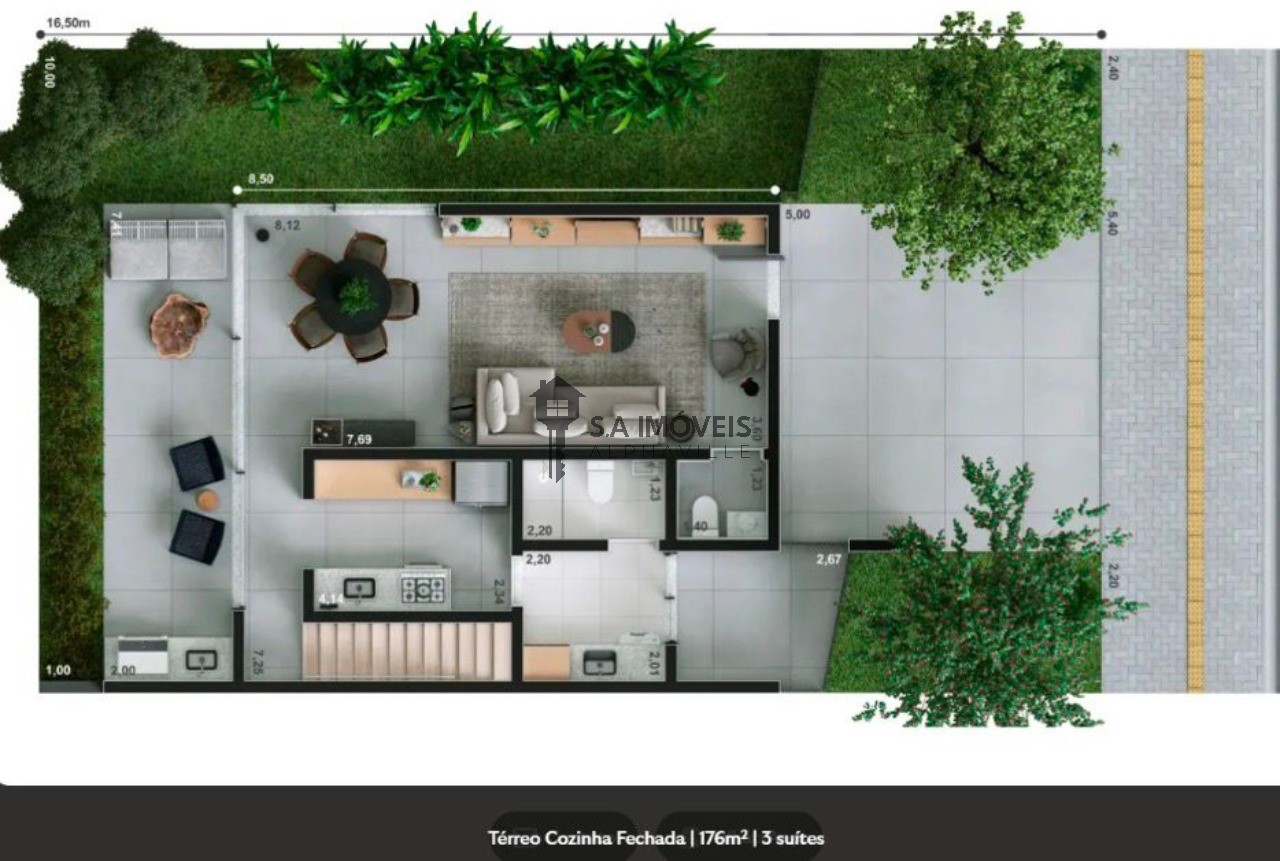 Casa à venda no Vista Alta, 176 m² – Tamboré, Santana de Parnaíba – Cód. 77853226 — imagem 2