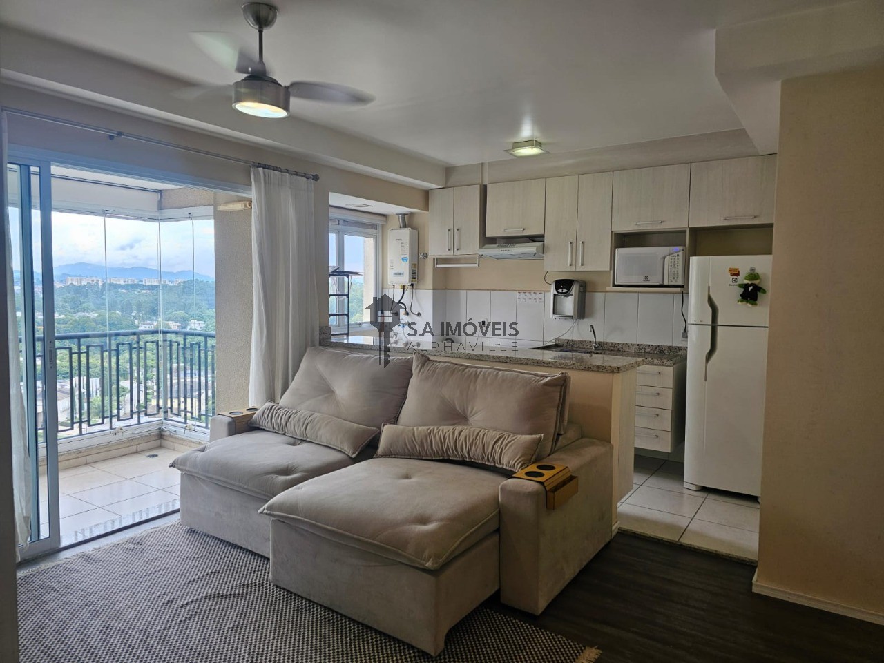Apartamento para locação no Alpha Park, 50 m² – Sítio Tamboré Alphaville, Barueri – Cód. 78294830 — imagem 2