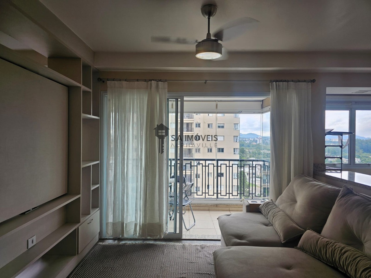 Apartamento para locação no Alpha Park, 50 m² – Sítio Tamboré Alphaville, Barueri – Cód. 78294830 — imagem 1