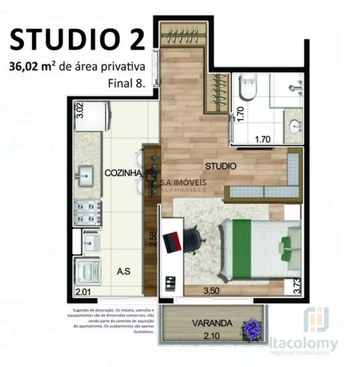 Apartamento à venda no Win, 38 m² – Tamboré, Barueri – Cód. 78400522 — imagem 13