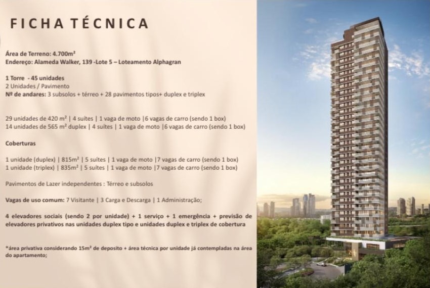 Apartamento à venda em Alphagran Alphaville, 420 m² – Barueri – Cód. 78859327 — imagem 3