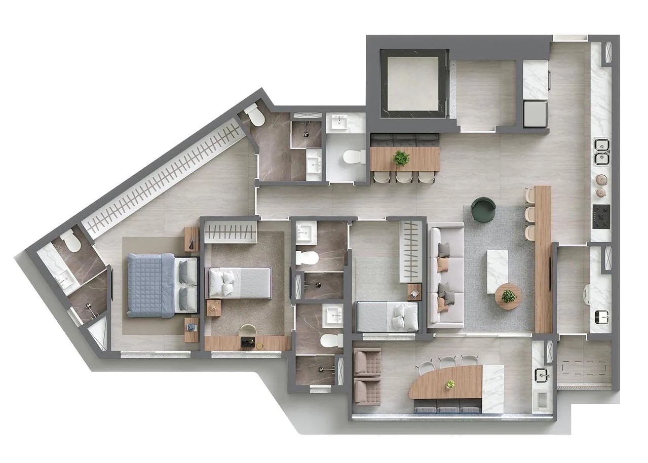 Apartamento à venda em Alphagran Alphaville, 126 m² – Barueri – Cód. 78966682 — imagem 19