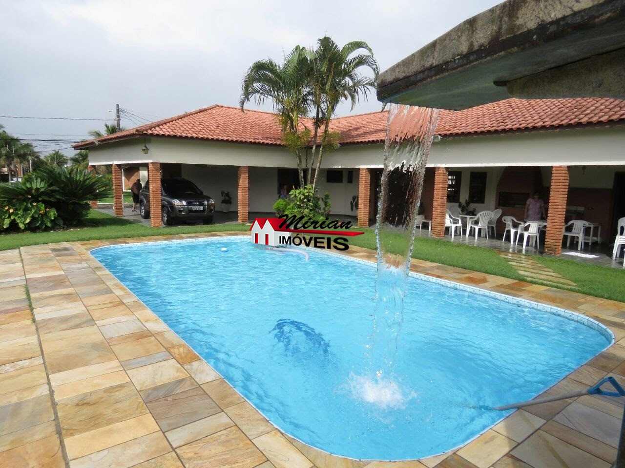 casa em condomínio fechado em Peruíbe com piscina 4 suites, Bougainvillee  II em 2 lotes de terreno