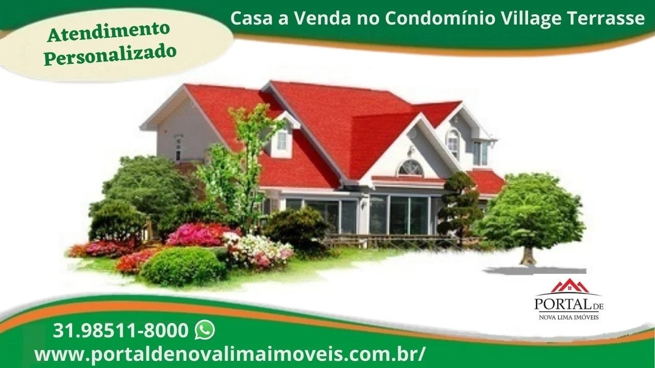 Casa de Condomínio 400 m² em Village Terrasse I em Nova Lima, por