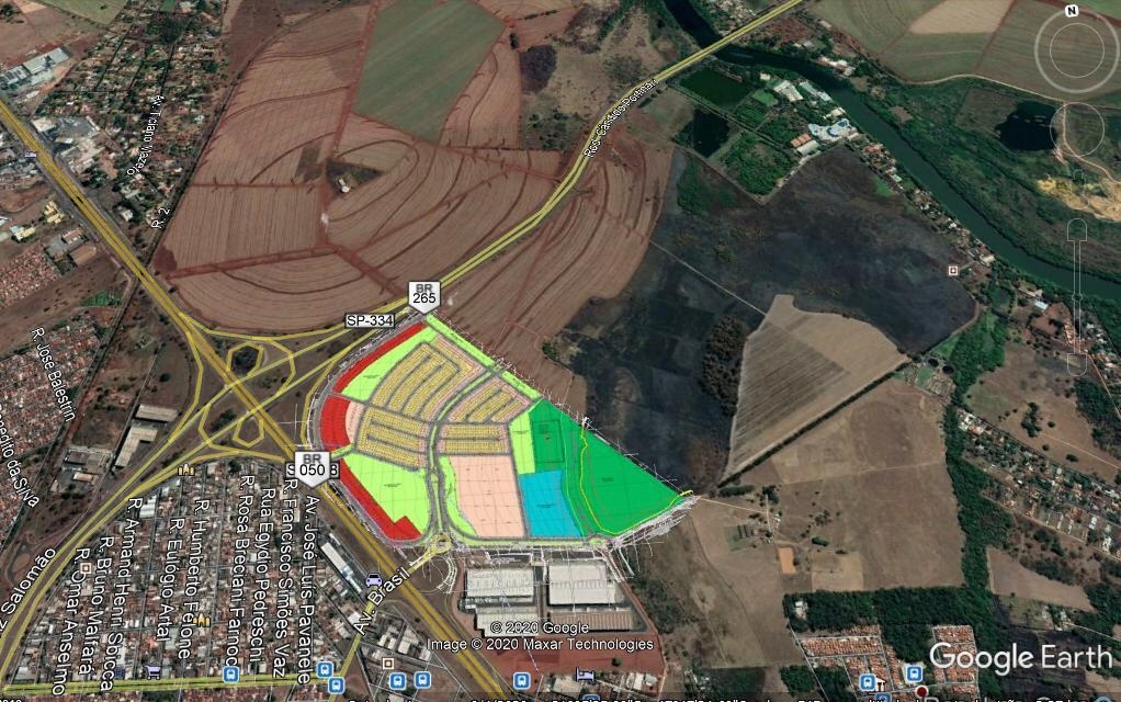 Lote industrial para venda na Zona Norte nas margens da Rodovia Anhanguera  com a Candido Portinari, lote com 480 m2 bairro planejado, Reserva Regatas
