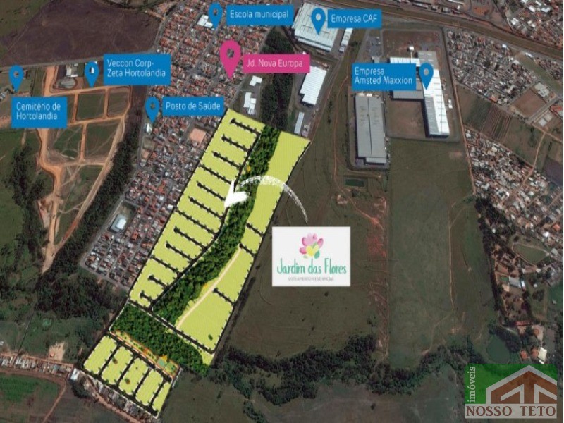 Loteamento para Venda - Jaguariúna / SP no bairro Centro, área total 175,00  m², terreno 175,00 m²