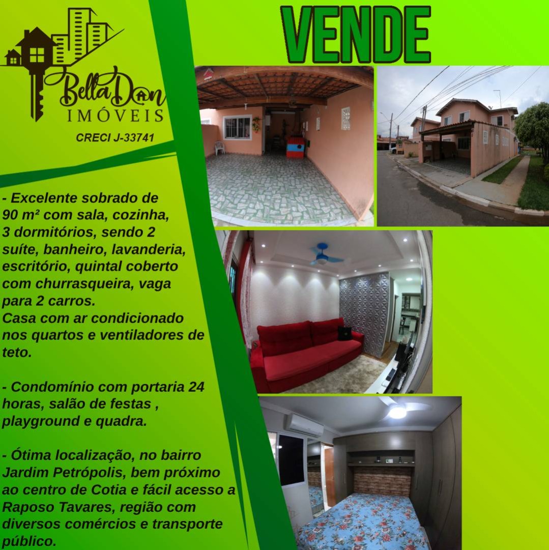 Casa para Venda - Cotia / SP no bairro Centro, 3 dormitórios, 2