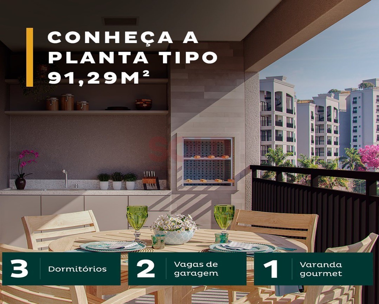 Apartamentos com academia à venda em Parque da Hípica, Campinas