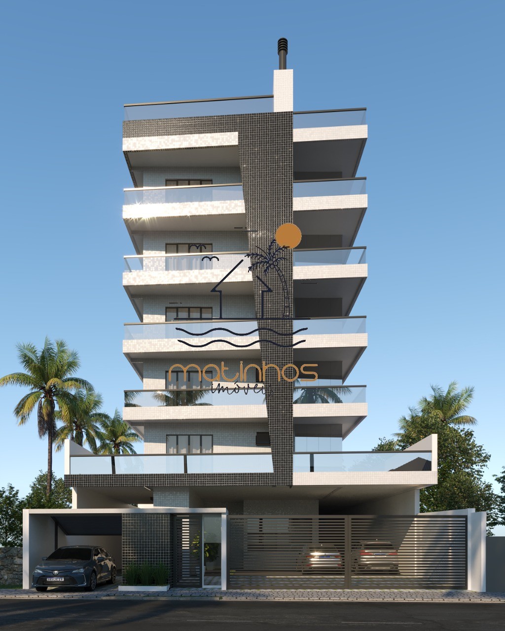 Apartamentos com frente para o mar à venda em Caioba, Matinhos, PR