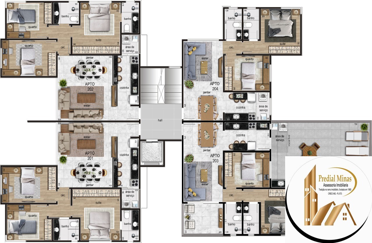 Apartamento 120 m² em Castelo em Belo Horizonte, por R$ 850.000