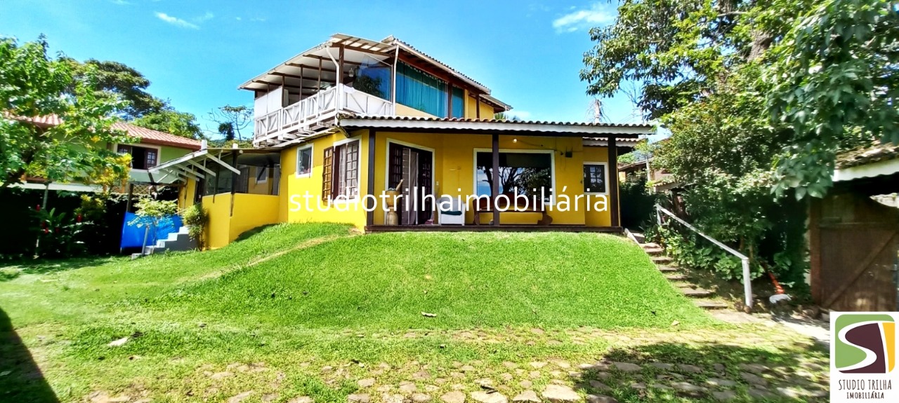 Linda Casa, 338m² com 6 dormitórios e vista para o mar em Barra Velha, Ilhabela - SP