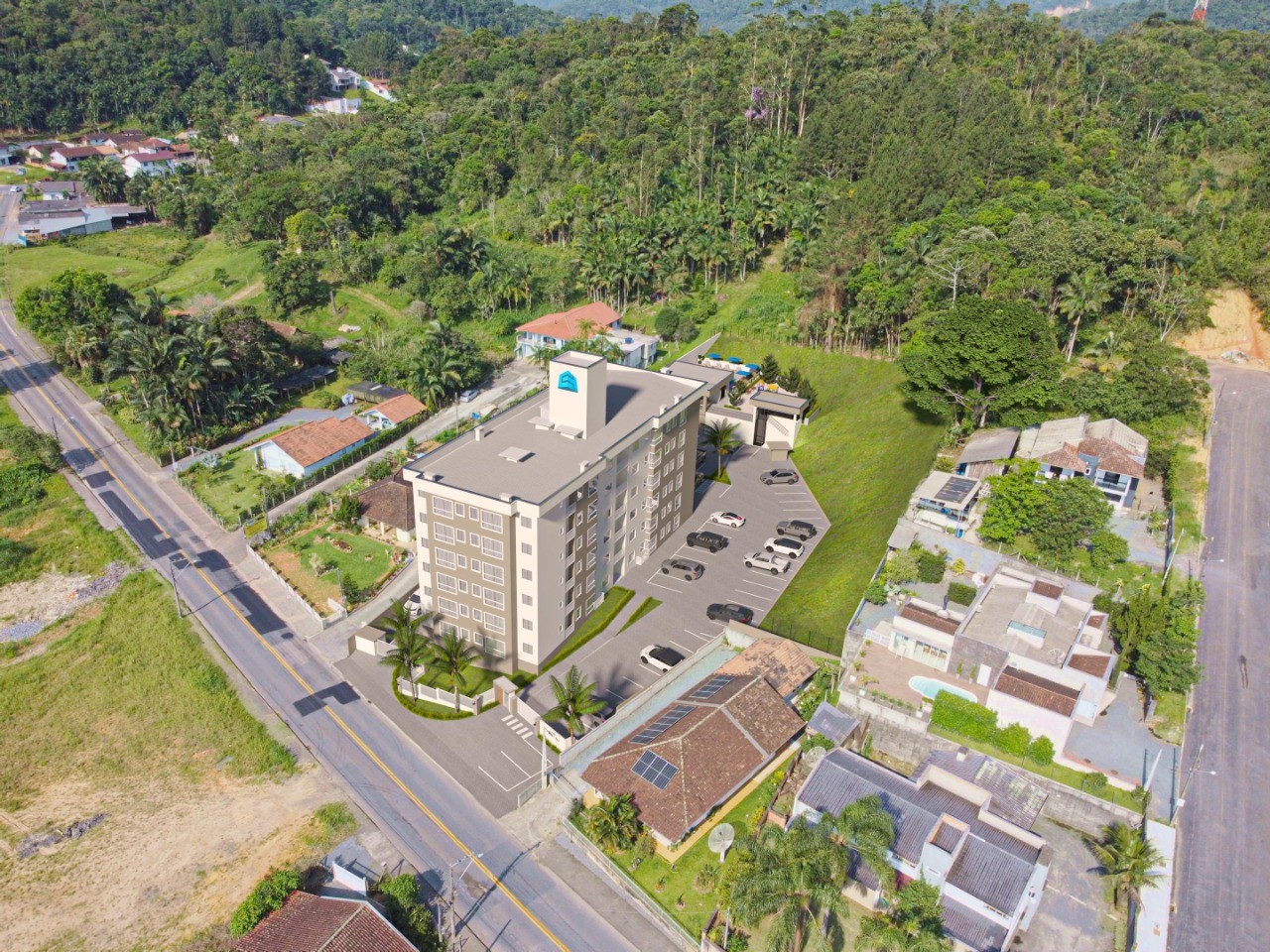 comprar ou alugar apartamento no bairro centro na cidade de pomerode-sc