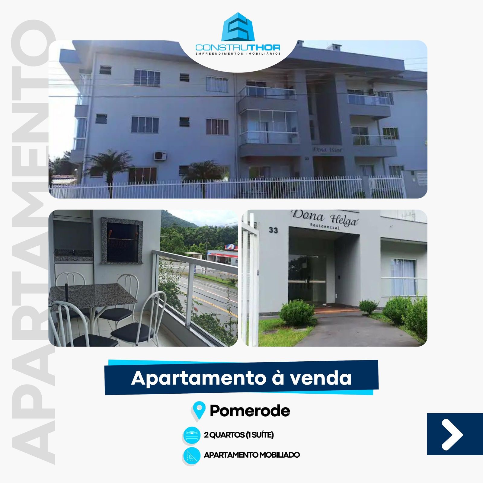 comprar ou alugar apartamento no bairro centro na cidade de pomerode-sc